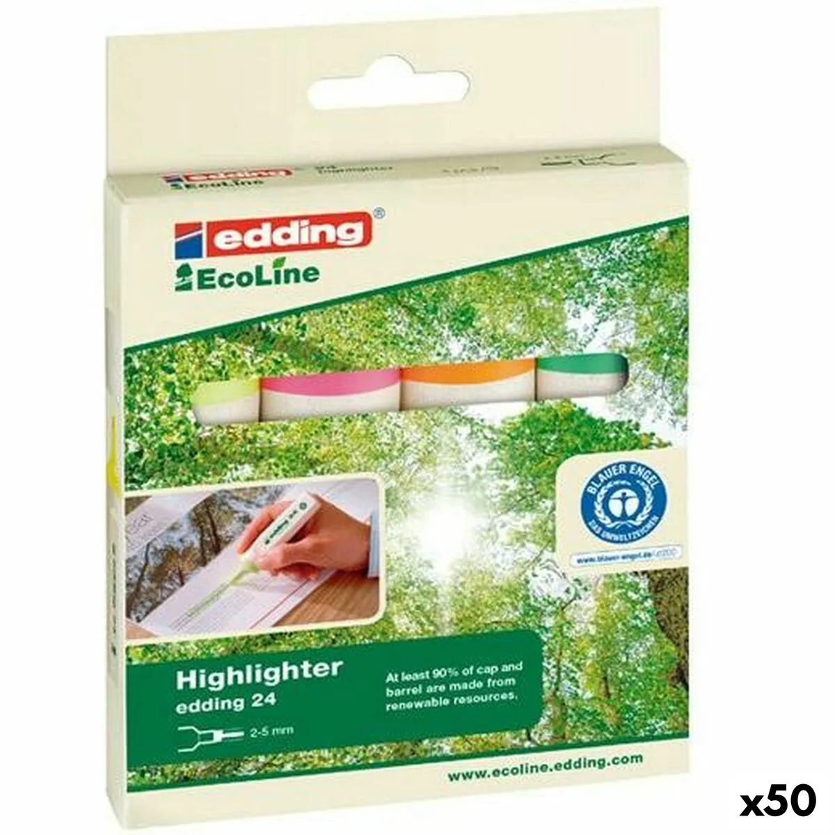 Boite de marqueurs edding ecoline multicouleur 4 pieces 50 unites s842127030. La chasse aux produits extraordinaires est ouverte. Diaytar vous donne les clés d'un univers shopping infini.
