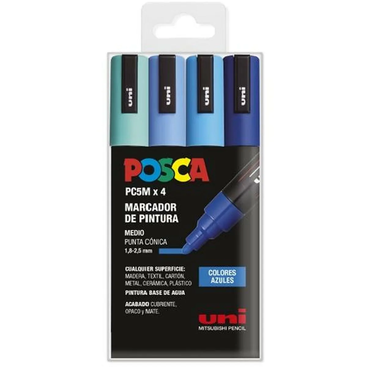 Boite de marqueurs posca pc 5m bleu multicouleur s841901028. Diaytar : Le curateur de votre quotidien. Des produits soigneusement choisis pour leur originalité et leur utilité