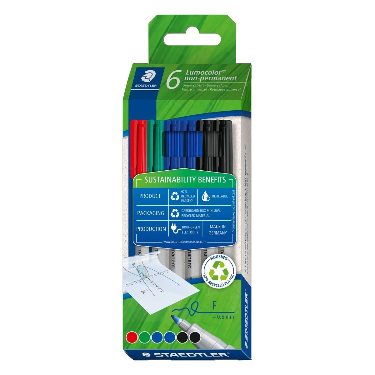Boite de marqueurs staedtler lumocolor 6 pieces multicouleur s842642889. Diaytar décomplexe le shopping en ligne : trouvez tout ce dont vous avez besoin et tout ce dont vous rêvez, au même endroit