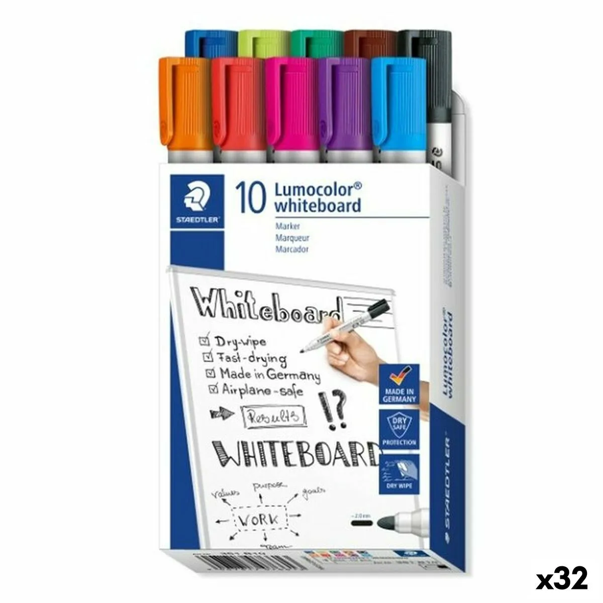 Boite de marqueurs staedtler lumocolor multicouleur tableau blanc 32 unites s842339685. Soyez à la pointe de la tendance et de la technologie avec Diaytar, votre partenaire pour un shopping généraliste avisé