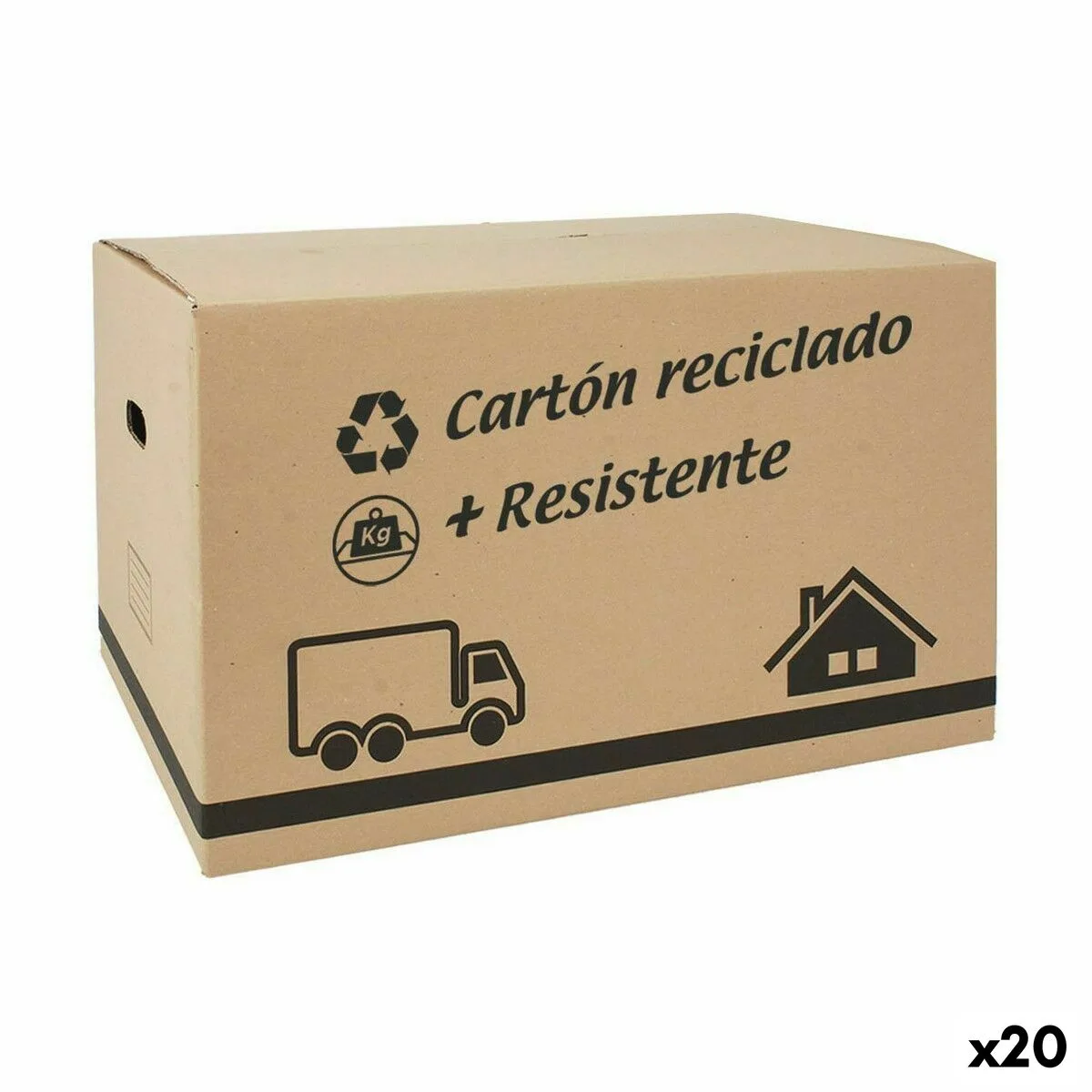 Boite de rangement avec couvercle confortime carton 82 x 50 x 50 cm 20 unites s223146131. Votre foyer mérite le style et le confort des produits Diaytar Home.