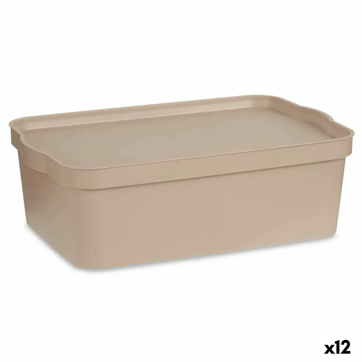 Boite de rangement avec couvercle kipit tp595 3 beige plastique 14 l 29 5 x 14 5 x 45 cm 12 unites s362635767. Chez Diaytar, nous transformons vos envies en réalité avec style.