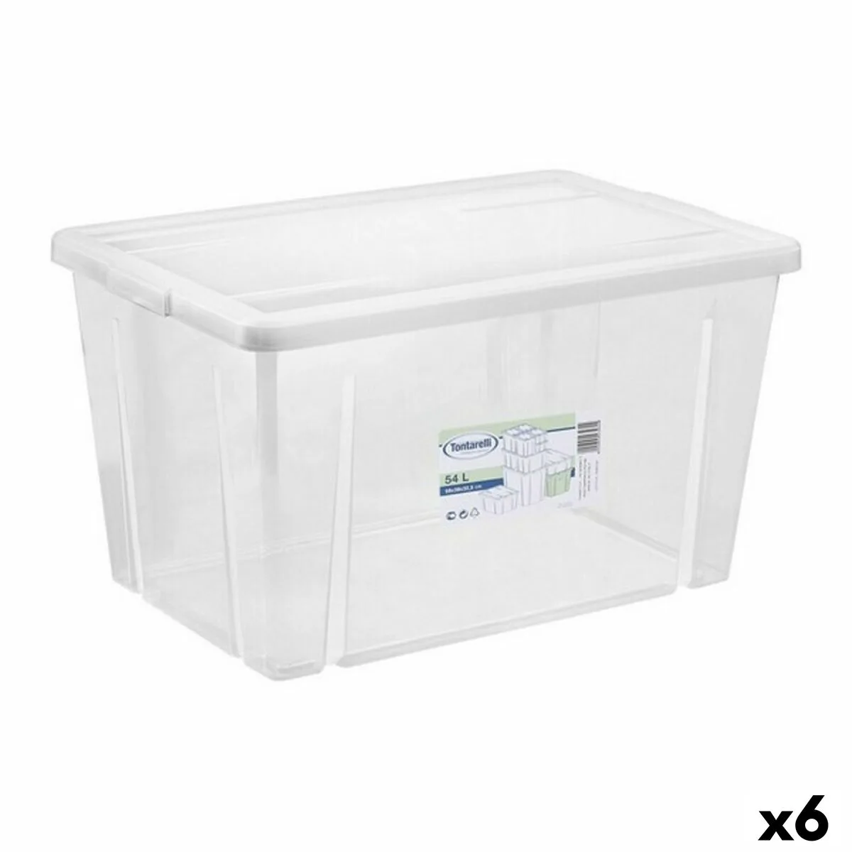 Boite de rangement avec couvercle tontarelli linea box 59 x 39 x 33 cm 6 unites s222818313. Chez Diaytar, nous ne vendons pas que des produits, nous proposons des solutions, du rêve et un peu de magie au quotidien