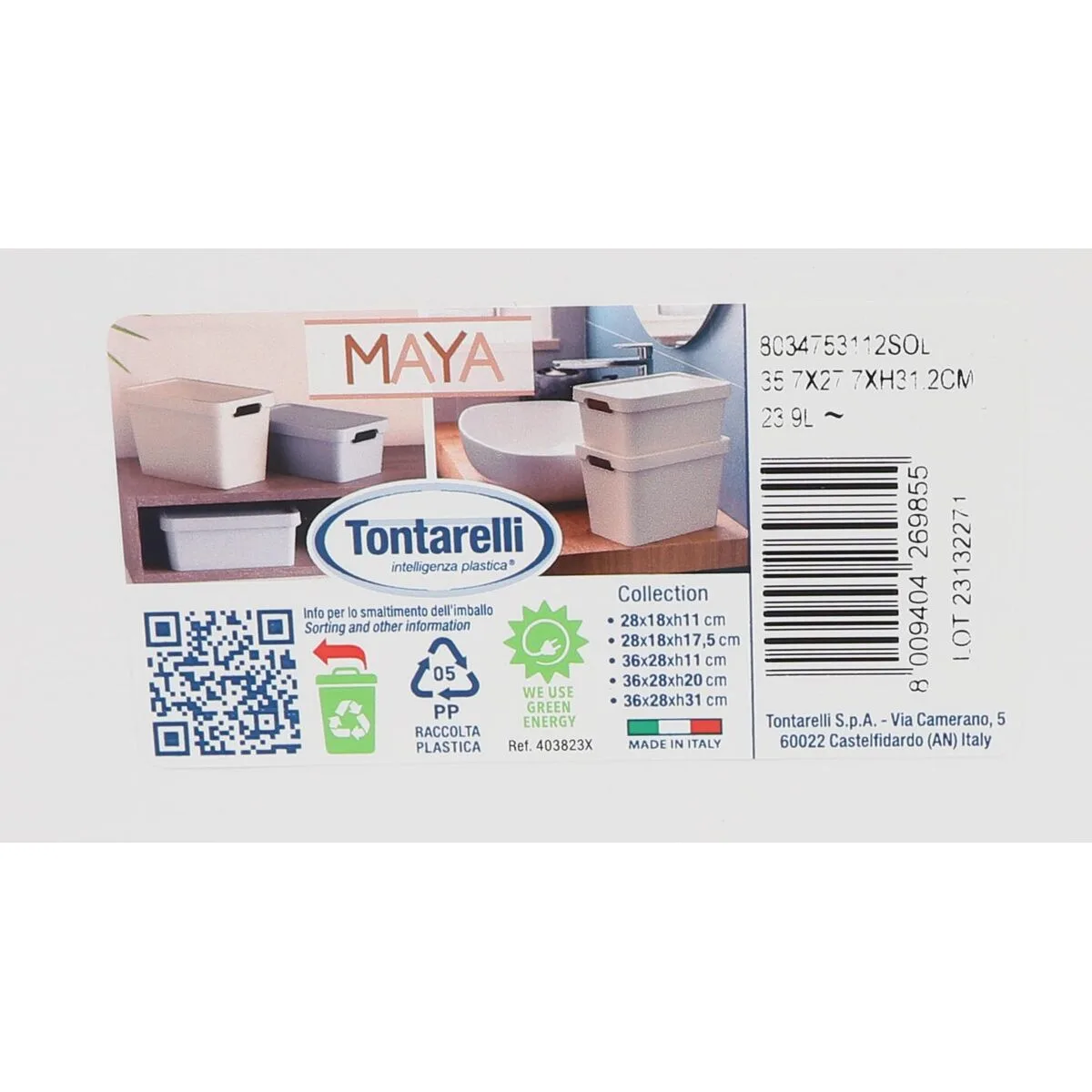 Boite de rangement avec couvercle tontarelli maya blanc 23 9 l 36 x 28 x 31 1 cm s223395633. Diaytar s'engage : derrière chaque produit se cache une promesse de qualité, de durabilité et de satisfaction.