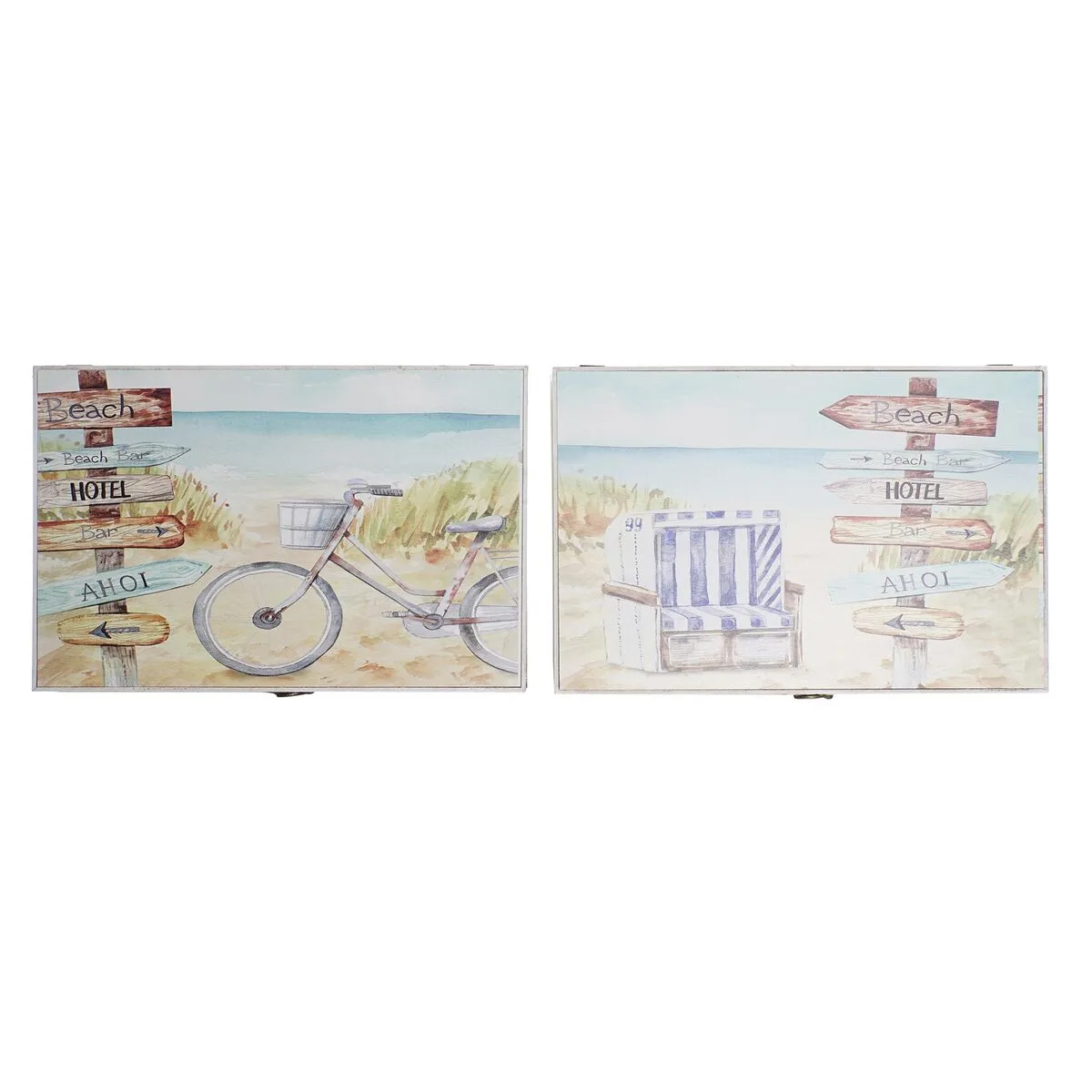 Boite decorative dkd home decor multicouleur bois mdf plage mediterraneen compteur 2 unites s303033628. Diaytar vous connecte à l'essentiel et au superflu stylé : une gamme complète de produits pour tous vos besoins et envies