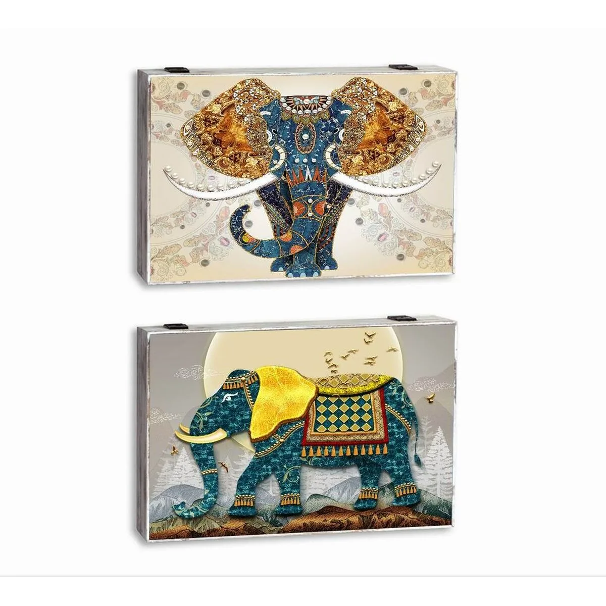 Boite decorative dkd home decor multicouleur turquoise bois mdf elephant indien compteur 2 unites s303972643. Diaytar, c'est la garantie de tomber sur ce produit unique qui fera de votre quotidien une expérience extraordinaire
