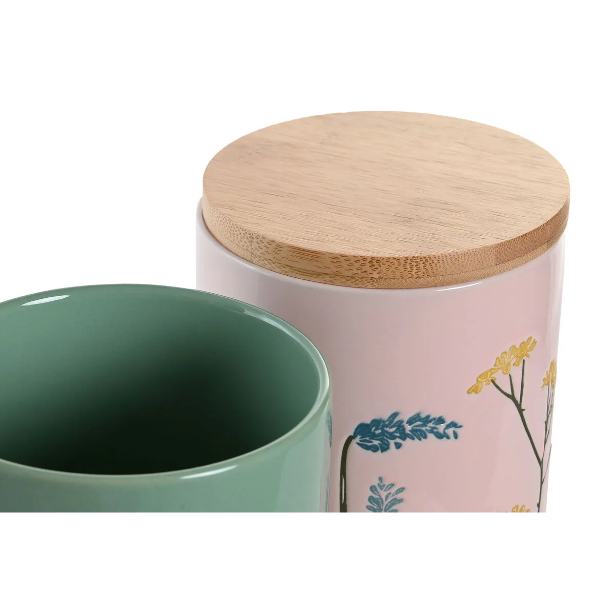 Boite dkd home decor 11 5 x 11 5 x 17 5 cm floral rose vert bambou gres shabby chic 2 unites s304472875. Bienvenue sur Diaytar, la plateforme qui a réussi le pari de rendre le shopping généraliste aussi excitant que la mode.