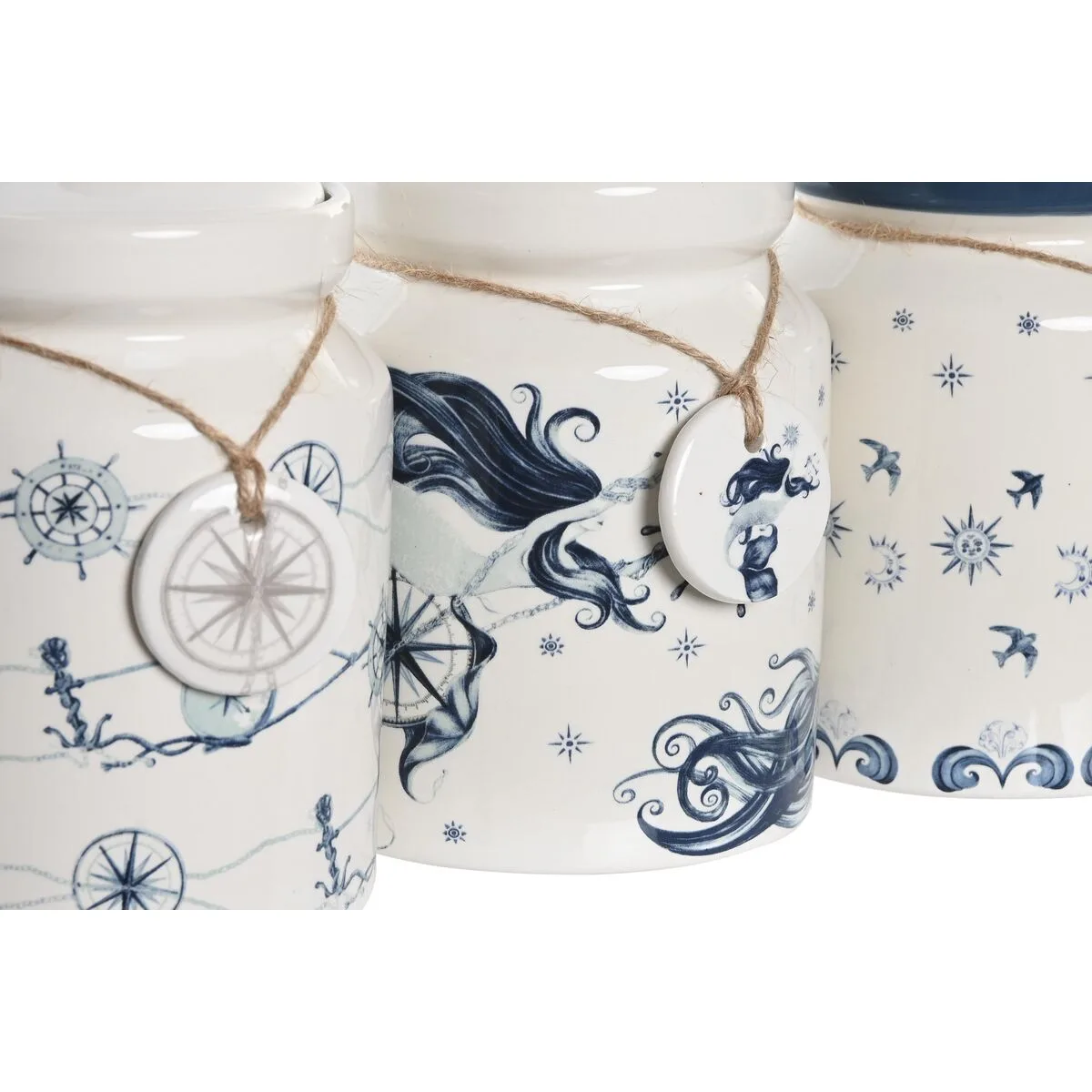 Boite dkd home decor 12 x 12 x 16 cm bleu blanc dolomite 3 unites s304456795. Diaytar, le compagnon des esprits créatifs et exigeants en quête de produits généraux hors des sentiers battus