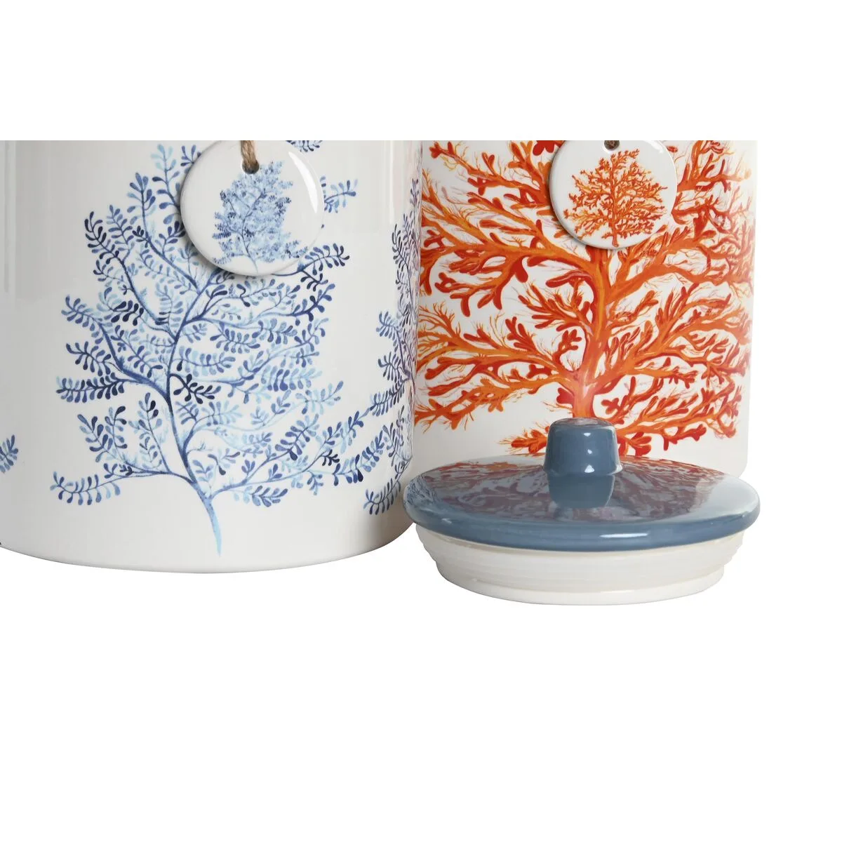 Boite dkd home decor bleu corail fuchsia blanc dolomite 2 unites 15 x 15 x 22 cm s304457794. Notre mission chez Diaytar : vous simplifier la vie en vous proposant les produits les plus ingénieux et les plus tendance du marché