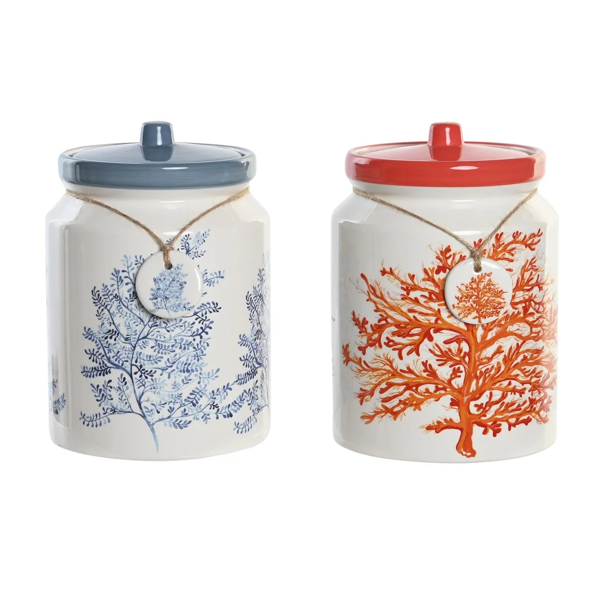 Boite dkd home decor bleu corail fuchsia blanc dolomite 2 unites 15 x 15 x 22 cm s304457799. Diaytar, c'est le hub où se connectent les créateurs de produits géniaux et les clients qui les attendaient sans le savoir.