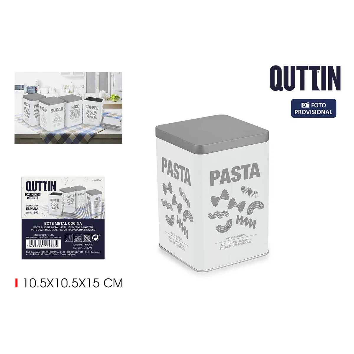 Boite en metal quttin pasta 12 unites s223503213. Diaytar, le compagnon des esprits créatifs et exigeants en quête de produits généraux hors des sentiers battus