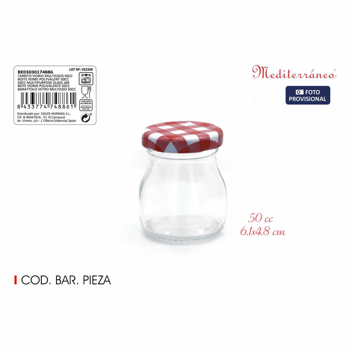 Boite mediterraneo verre 50 ml 96 unites s222979026. Diaytar, une destination où l'on vient pour un produit précis et où l'on reste pour l'étendue et la qualité de l'offre