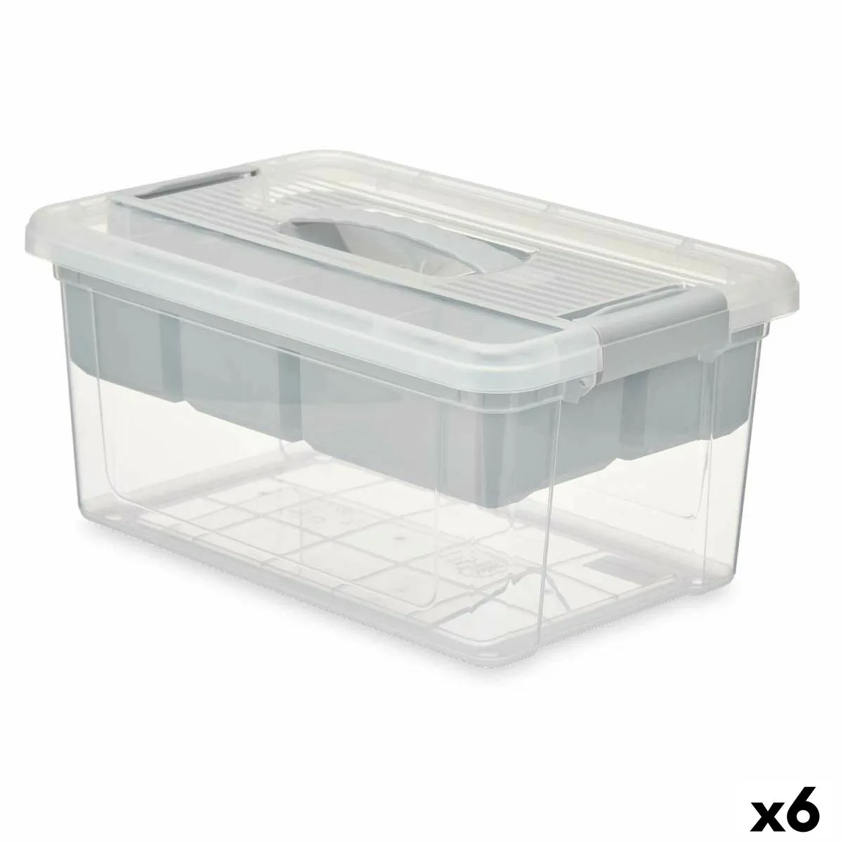 Boite multiusage kipit 02 1311 gris transparent plastique 9 l 35 5 x 17 x 23 5 cm 6 unites s362902797. Bienvenue sur Diaytar, l'endroit où les produits ne sont pas juste achetés, mais sont adoptés pour la vie.