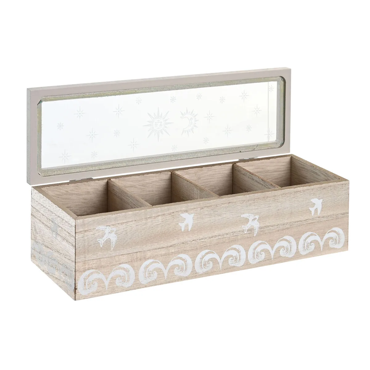 Boite pour infusions dkd home decor verre bleu blanc bois mdf 30 x 9 x 8 cm 2 unites s304463166. Avec Diaytar, redécouvrez le plaisir de l'achat en ligne grâce à une approche humaine des produits et de la curation