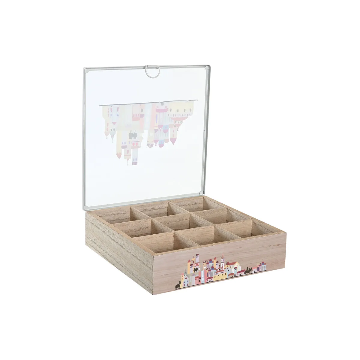 Boite pour infusions dkd home decor verre metal multicouleur bois mdf 24 5 x 24 5 x 6 cm 2 unites s304462625. Découvrez la diversité Diaytar : une infinité de produits pour la maison, le travail, les loisirs, tous dans l'air du temps