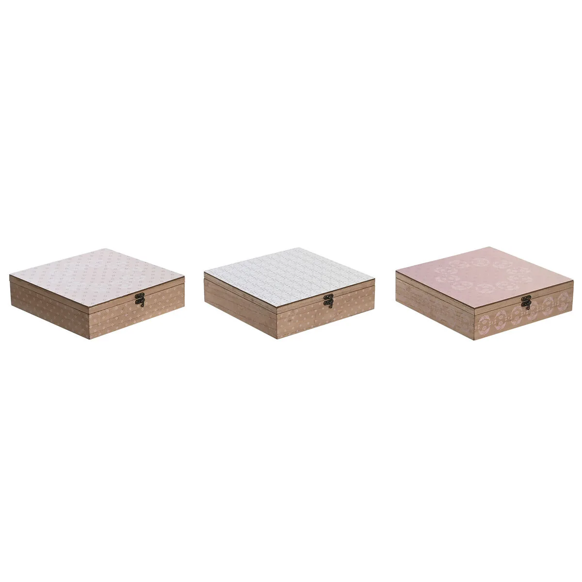 Boite pour infusions dkd home decor verre rose metal blanc 24 x 24 x 7 cm 3 pieces bois mdf s304461883. Chez Diaytar, chaque achat est une expérience unique. Explorez notre sélection premium !