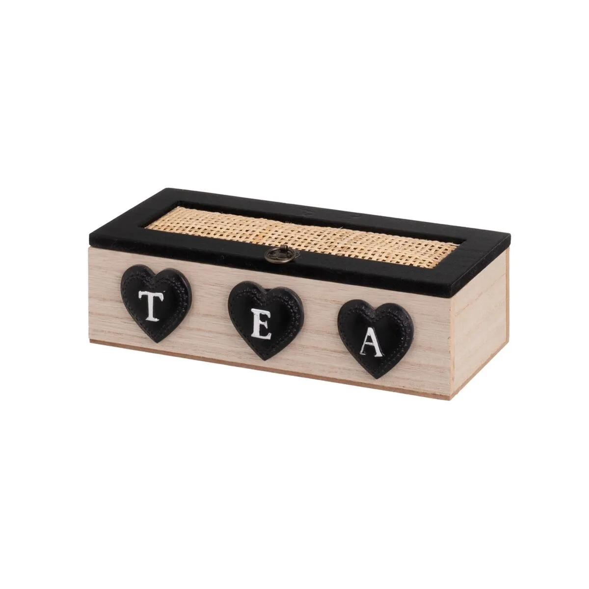 Boite pour infusions hearts noir naturel polyresine bois mdf 24 x 11 x 7 cm s880876155. Diaytar pense global, shoppe local : une plateforme généraliste avec une approche curated pour un public international