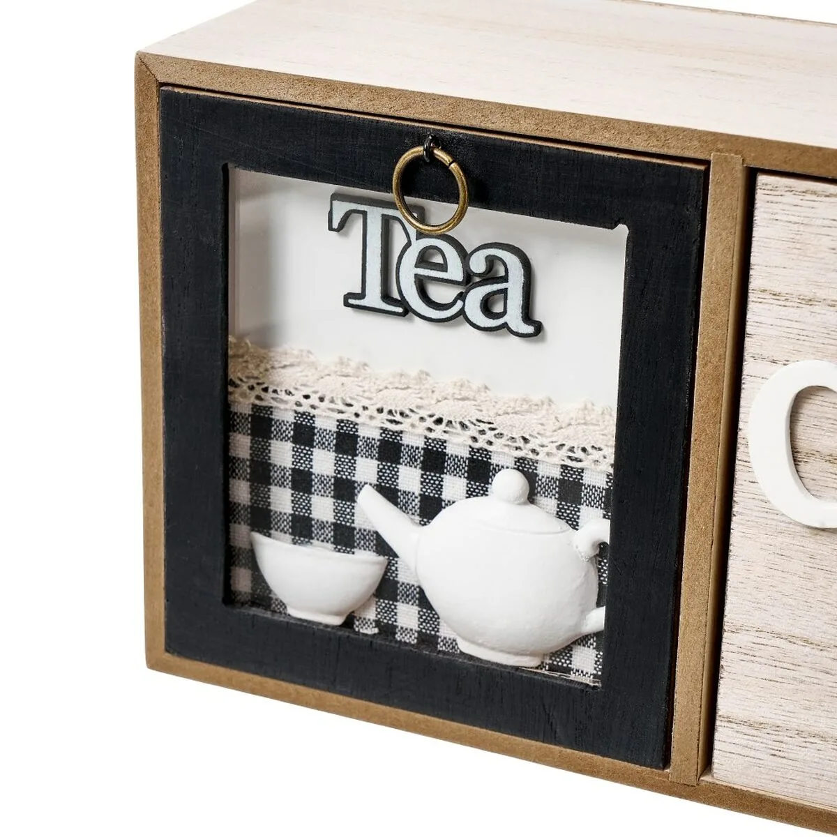 Boite pour infusions multicouleur bois tissu fer polyresine bois mdf 40 x 11 x 15 cm s880749073. Votre boutique de confiance Diaytar vous accompagne dans tous vos projets.