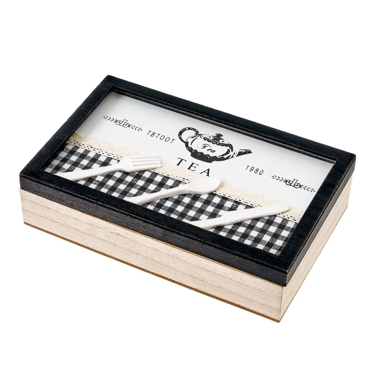 Boite pour infusions multicouleur verre bois mdf 24 x 15 x 6 cm s880747673. Diaytar mise sur la richesse de son catalogue pour s'imposer comme le leader du shopping généraliste en ligne de qualité