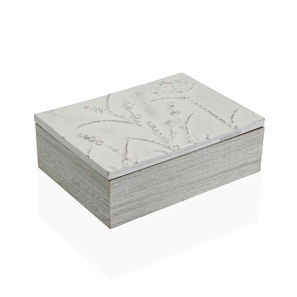 Boite pour infusions versa blanc bois mdf 18 x 7 5 x 24 cm fleurs s341310222. Diaytar, le garde-meuble moderne de toutes vos envies : des produits pour combler tous vos besoins et toutes vos fantasies.