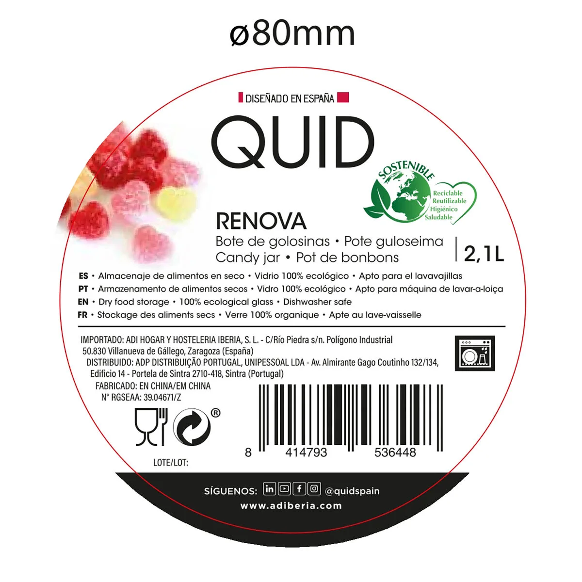 Boite quid renova transparent verre 2 1 l s270317924. Diaytar transforme l'essai du e-commerce généraliste en vous offrant une expérience curated, qualitative et surprenante