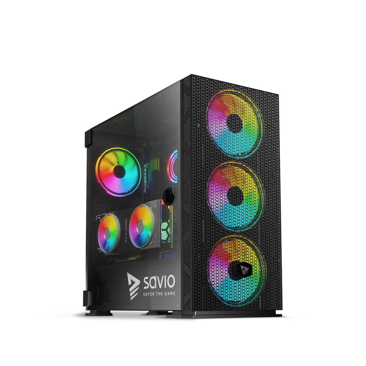 Boitier atx matx semi tour savio savgc raptorx1 noir multicouleur s912136334. Votre foyer mérite le style et le confort des produits Diaytar Home.