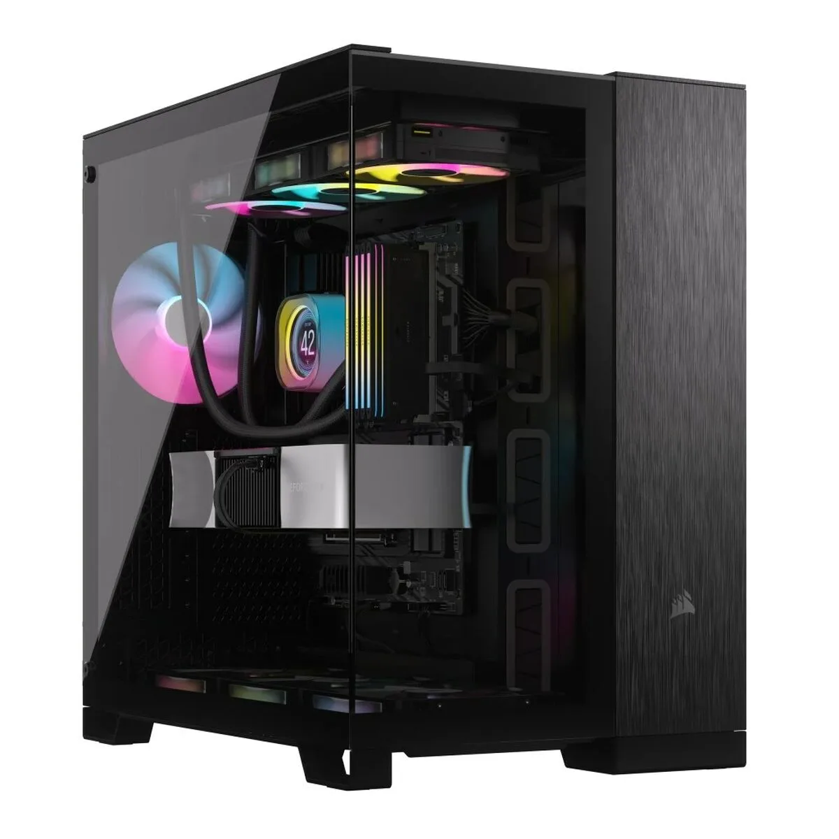Boitier atx semi tour corsair cc 9011283 ww noir multicouleur aluminium s9112203460. Bienvenue chez Diaytar - Votre destination shopping pour tous vos besoins du quotidien !