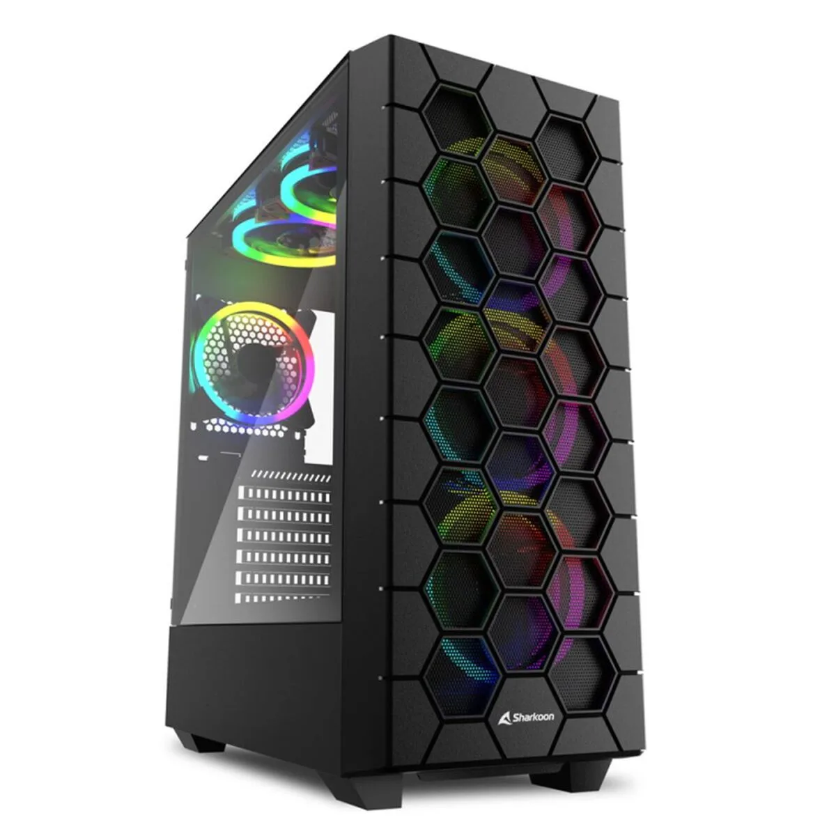 Boitier atx semi tour sharkoon rgb hex noir s562143034. Diaytar anticipe les tendances pour vous offrir le meilleur de la mode.