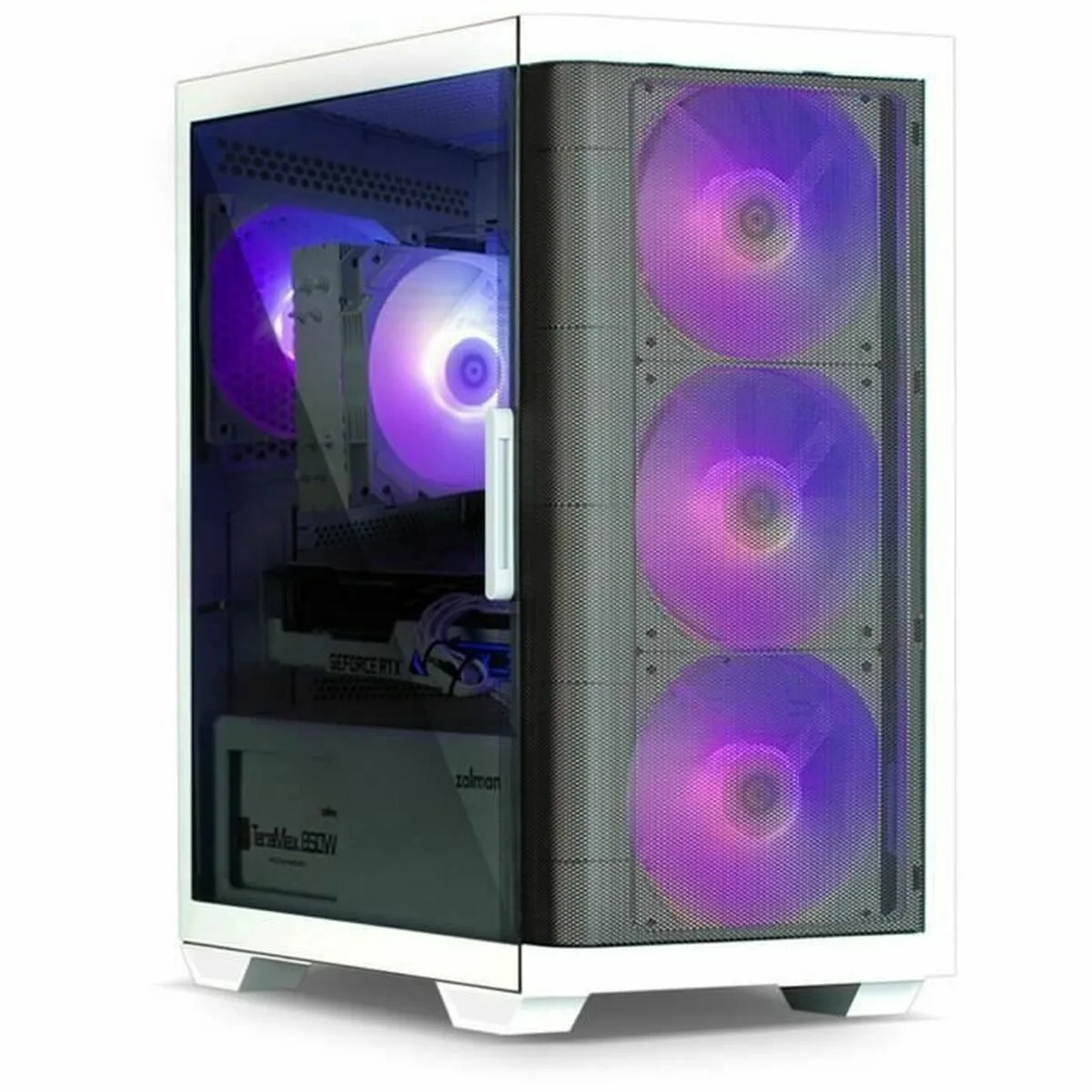 Boitier atx semi tour zalman m4 white blanc noir s563391239. Notre équipe Diaytar est une bande de dénicheurs compulsifs, toujours en quête du produit qui provoquera l'étincelle dans votre regard.
