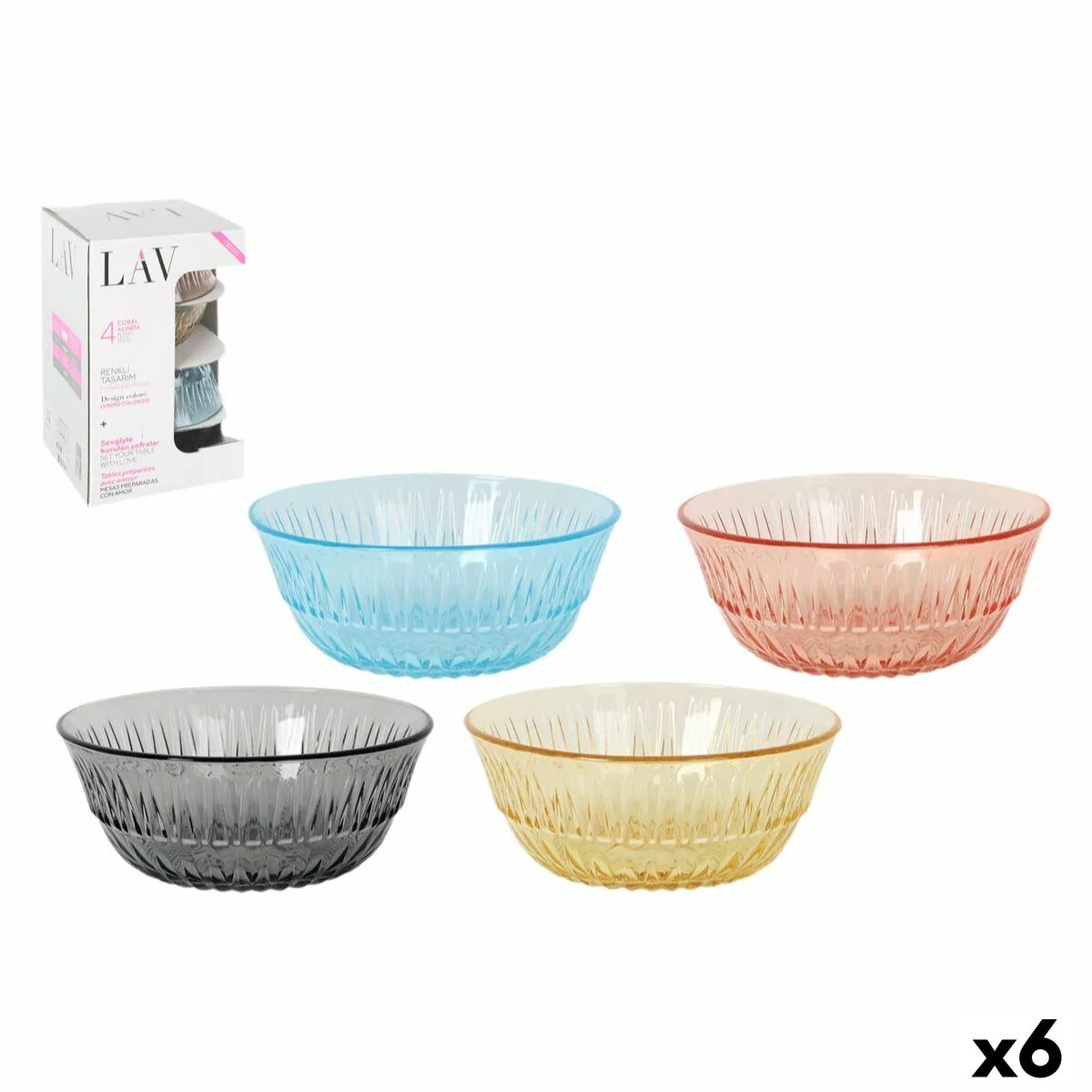 Bol pour aperitifs lav 345 ml 12 3 x 5 1 cm 4 pieces 6 unites s223516033. Diaytar ne suit pas les tendances, il les anticipe à travers sa sélection前瞻 de produits électroniques et généraux