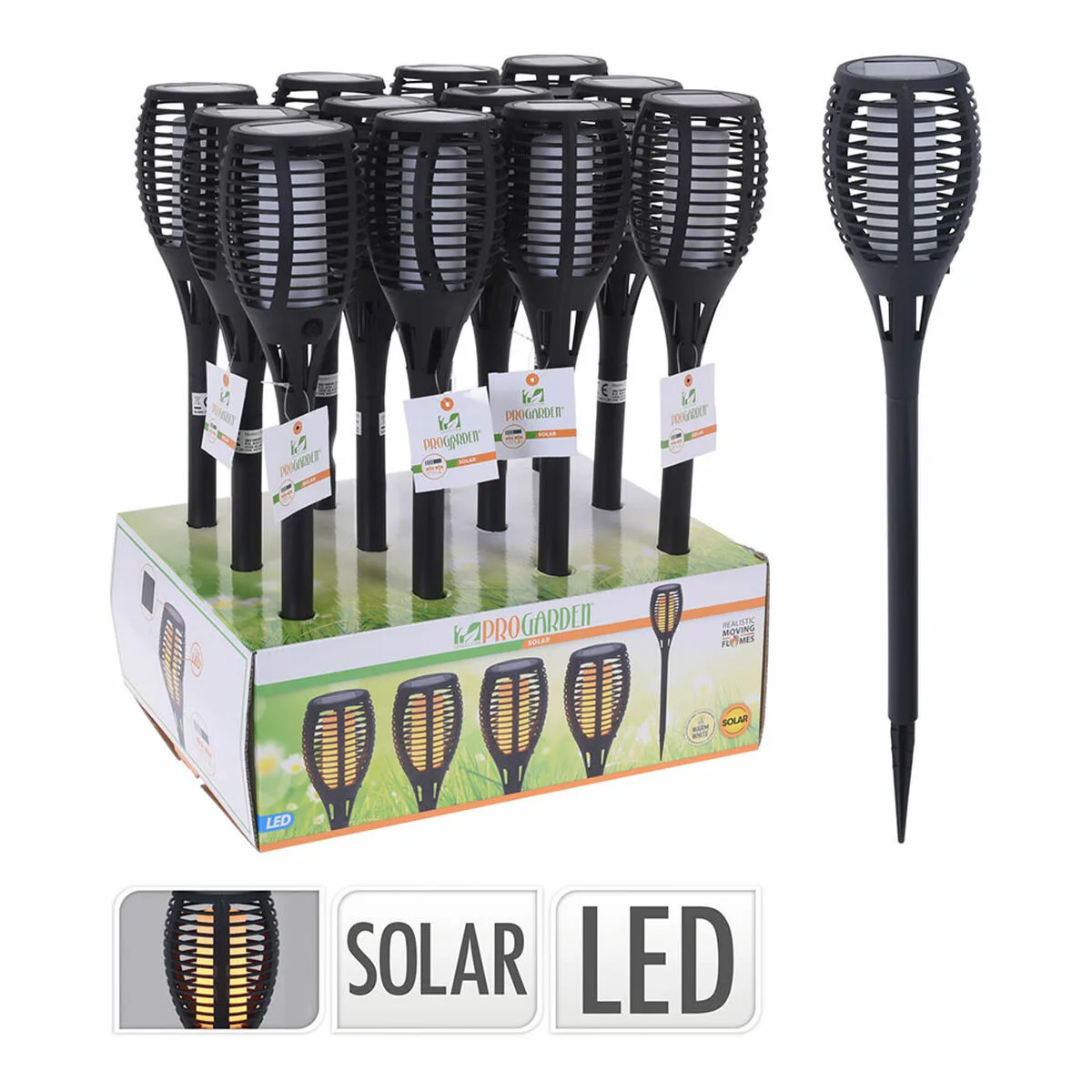 Borne de jardin solaire progarden noir polypropylene o 10 x 58 cm solaire effet flamme s791889233. Diaytar, c'est le sismographe des tendances : nous captons les vibrations du marché pour vous offrir le meilleur.