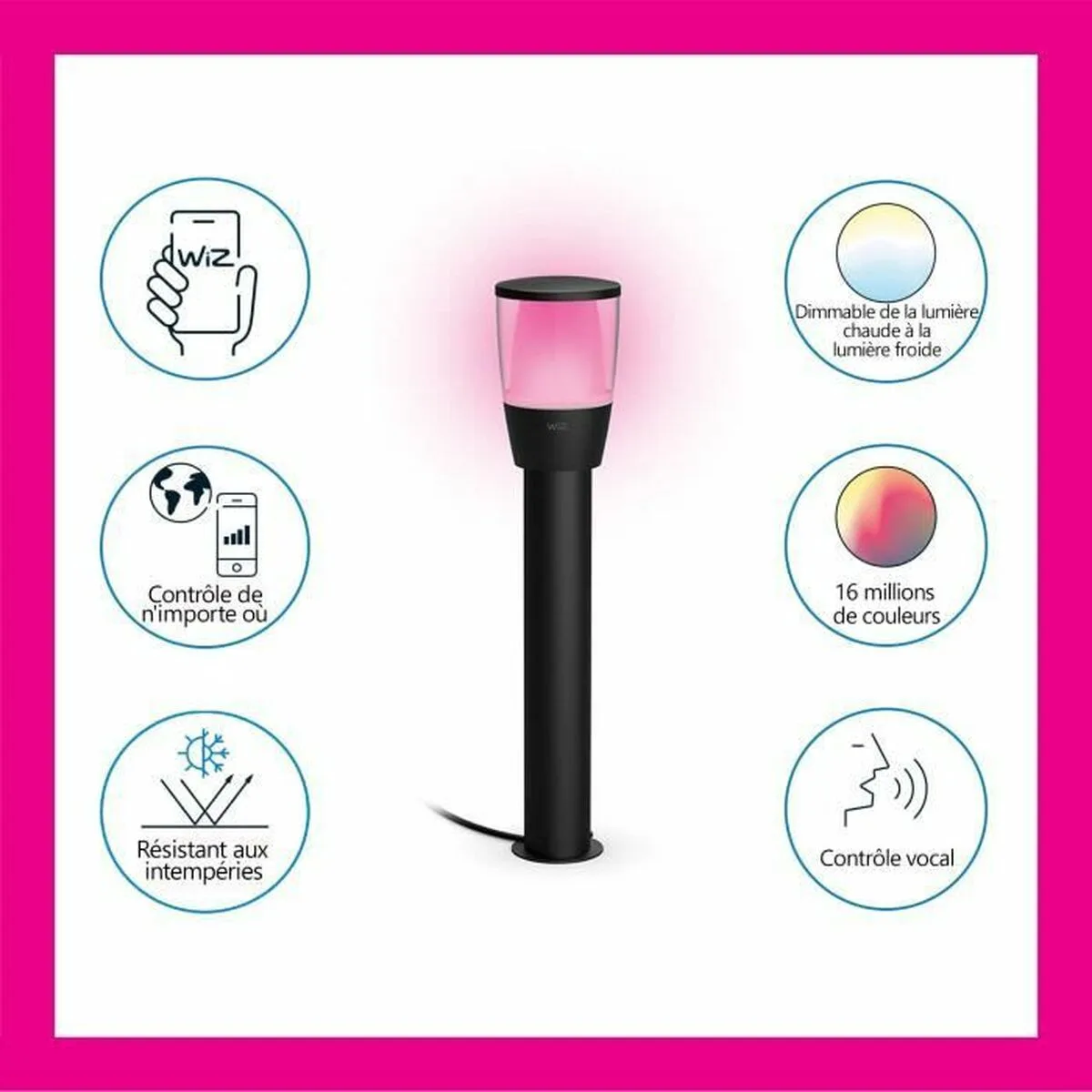 Borne de jardin solaire wiz noir metal s719844123. Diaytar, le trait d'union entre vos besoins pratiques et vos aspirations esthétiques, à travers une offre généraliste pointue