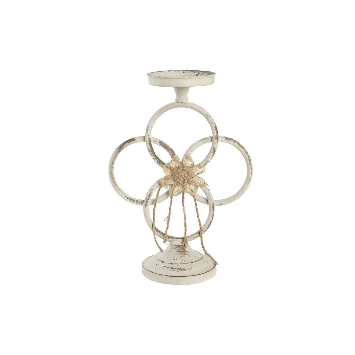 Bougeoir dkd home decor 24 x 13 x 34 cm metal blanc s304145819. Diaytar défend une idée forte : le shopping en ligne doit être une aventure qui éveille la curiosité et comble les besoins