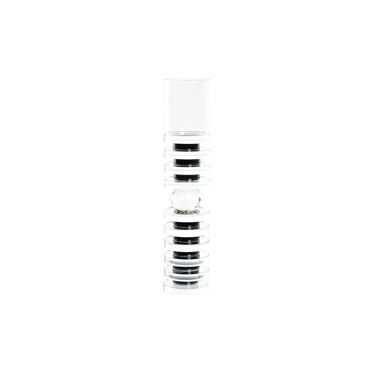 Bougeoir dkd home decor 6 x 6 x 28 cm verre noir transparent s303760816. Pour les esprits curieux et exigeants, Diaytar est la source intarissable de produits rares et ingénieux.
