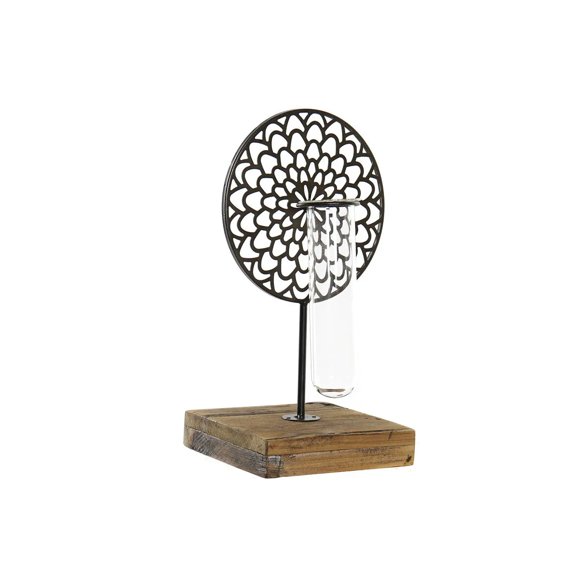 Bougeoir dkd home decor verre noir metal bois marron 20 x 20 x 36 cm s303108824. Bienvenue chez Diaytar - Votre destination shopping pour tous vos besoins du quotidien !