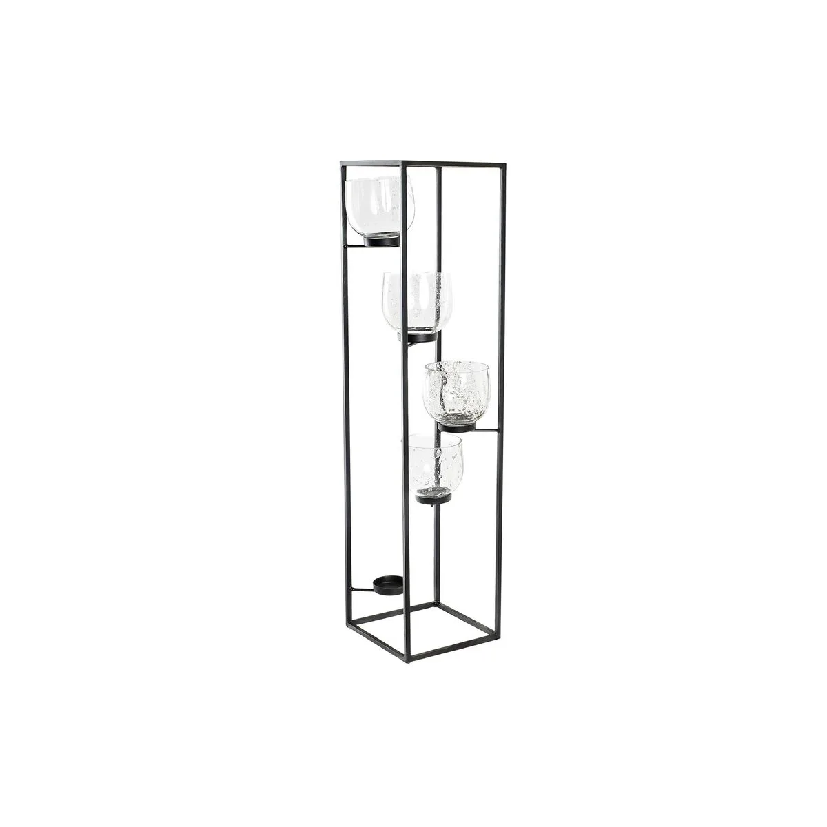 Bougeoir dkd home decor verre noir transparent 18 x 18 x 76 cm fer s304145183. Notre équipe Diaytar parcourt le globe pour vous dénicher les produits généraux et électroniques les plus prometteurs