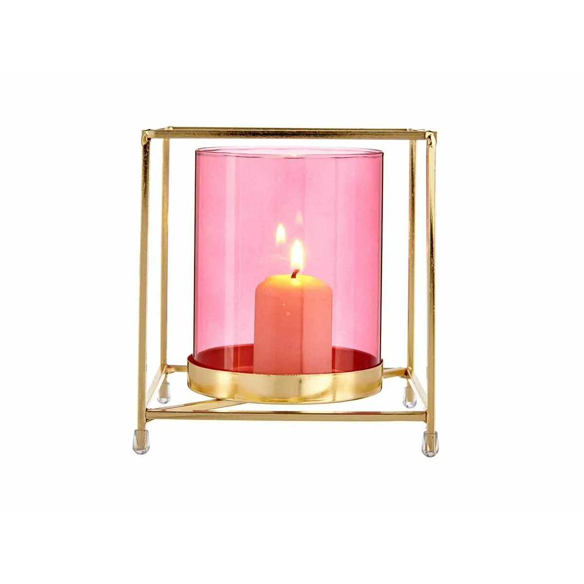 Bougeoir gift decor sw120662a rose dore metal verre 14 x 15 5 x 14 cm carre s360963712. L'ambition de Diaytar : devenir votre boutique en ligne de référence pour tous les produits qui améliorent votre vie