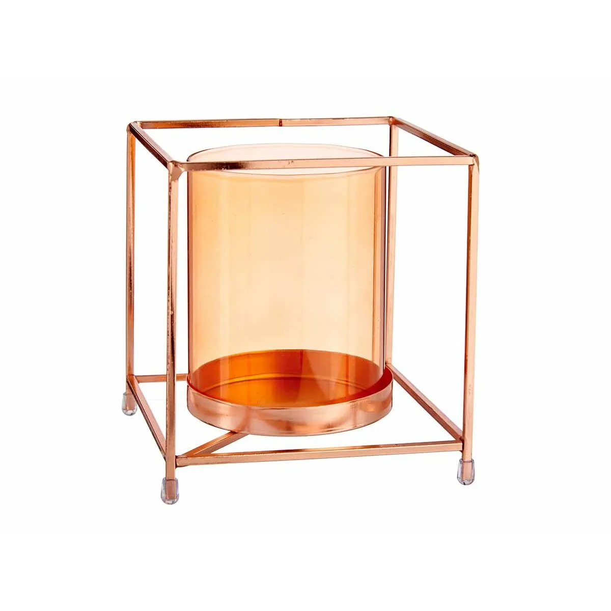 Bougeoir gift decor sw120662c cuivre ambre dore metal verre 14 x 15 5 x 14 cm carre s360963931. L'ADN de Diaytar : un mélange éclectique et raffiné de produits qui parle aussi bien aux geeks qu'aux esthètes