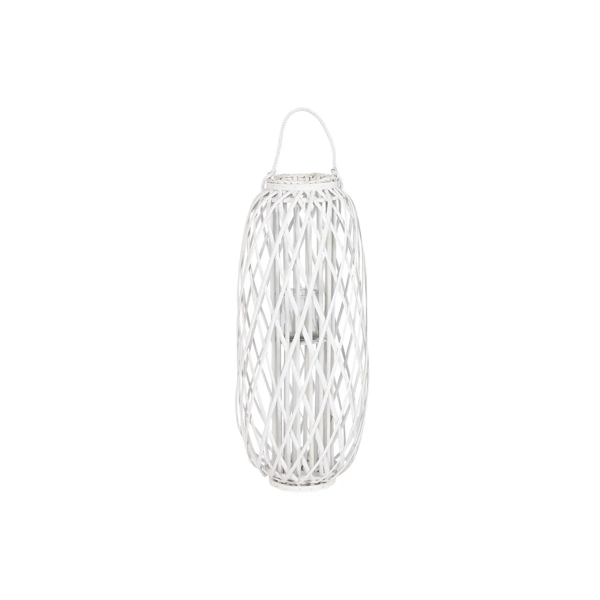 Bougeoir home esprit blanc osier verre 34 x 34 x 80 cm s305662960. Diaytar, c'est la garantie de tomber sur ce produit unique qui fera de votre quotidien une expérience extraordinaire