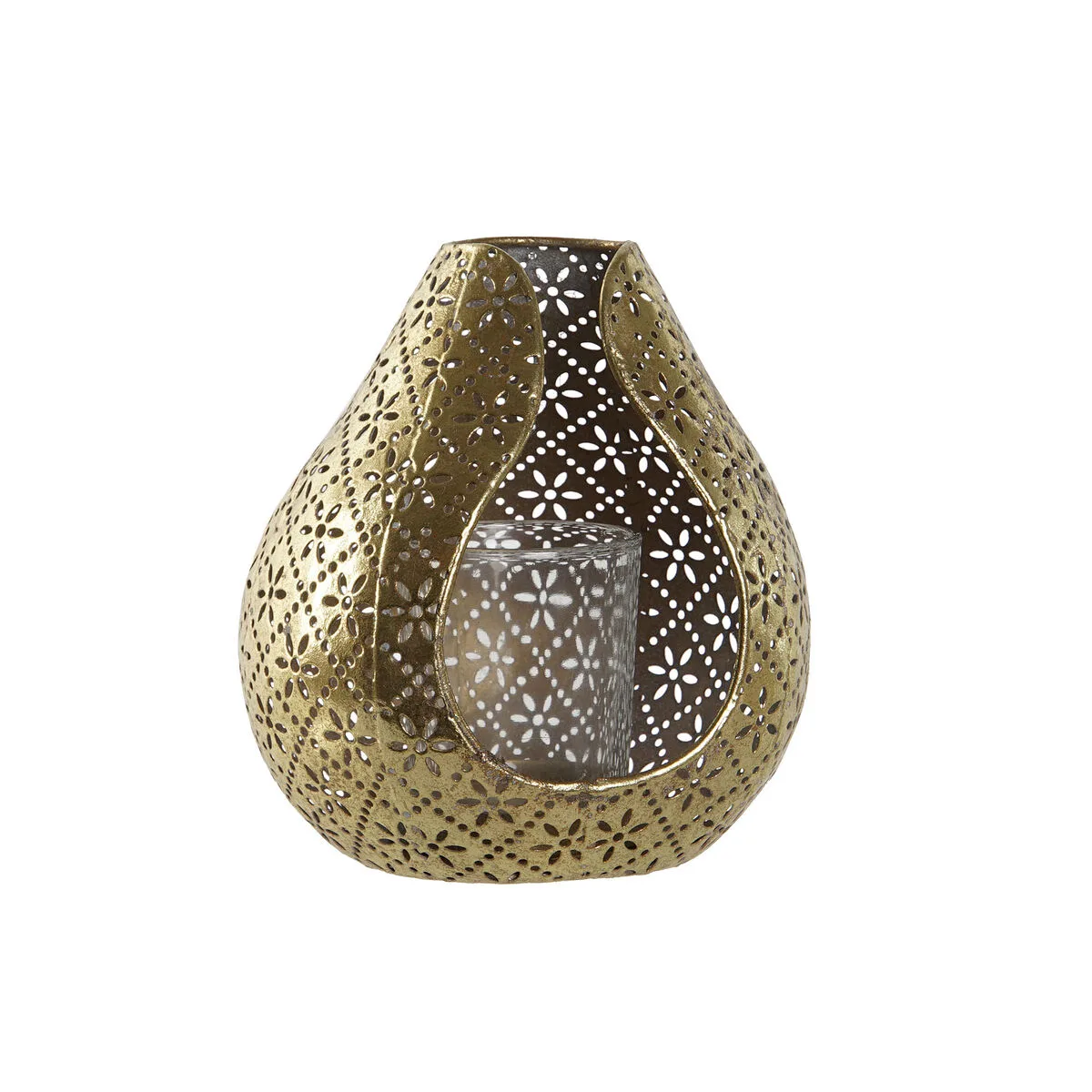 Bougeoir home esprit dore metal verre 12 5 x 11 5 x 13 5 cm s305861490. Notre mission chez Diaytar : démocratiser l'accès aux produits extraordinaires, sans rogner sur le design ou la qualité.