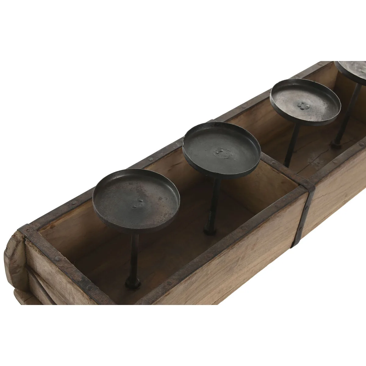 Bougeoir home esprit naturel fer teck 60 x 15 x 14 cm s306103129. Explorez la galerie virtuelle Diaytar et laissez-vous séduire par nos produits généraux tendance et nos inventions électroniques exclusives