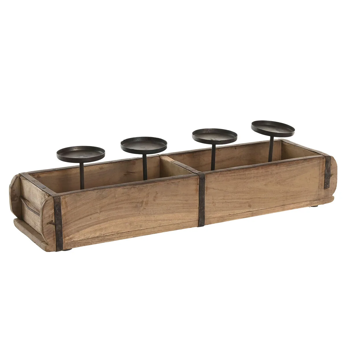 Bougeoir home esprit naturel fer teck 60 x 15 x 14 cm s306103190. Nous avons conçu Diaytar pour être intuitif, comme vos produits préférés. Simple, efficace, et terriblement séduisant.