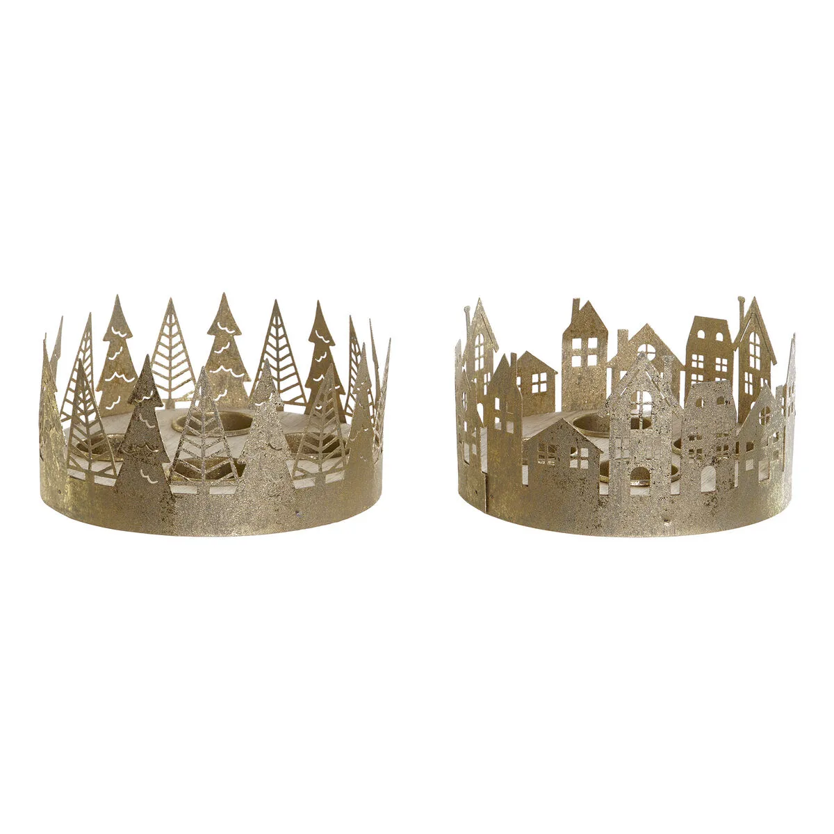 Bougeoirs de noel dkd home decor dore naturel 16 5 x 16 5 x 8 5 cm 2 unites s305225935. Diaytar : Votre guide shopping pour une sélection exigeante de produits tendance, technologiques et domestiques