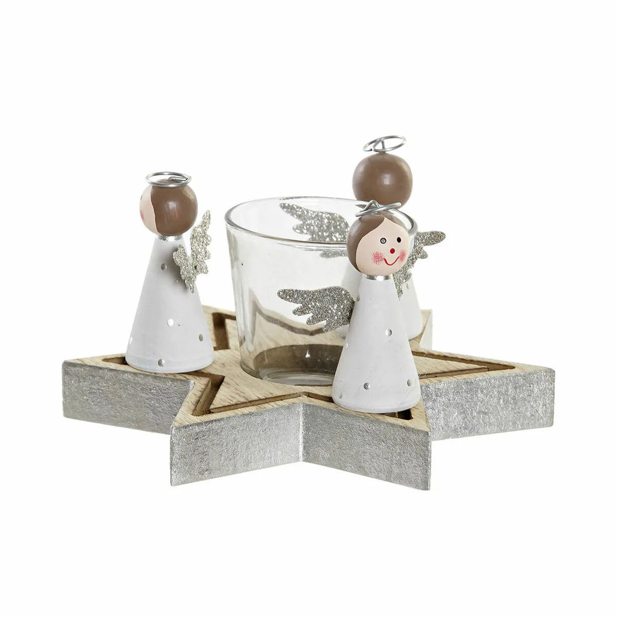 Bougeoirs de noel dkd home decor verre bois 17 x 17 x 9 cm s302522267. Diaytar a foi en une idée simple : les meilleurs produits, qu'ils soient électroniques ou généraux, embellissent le quotidien