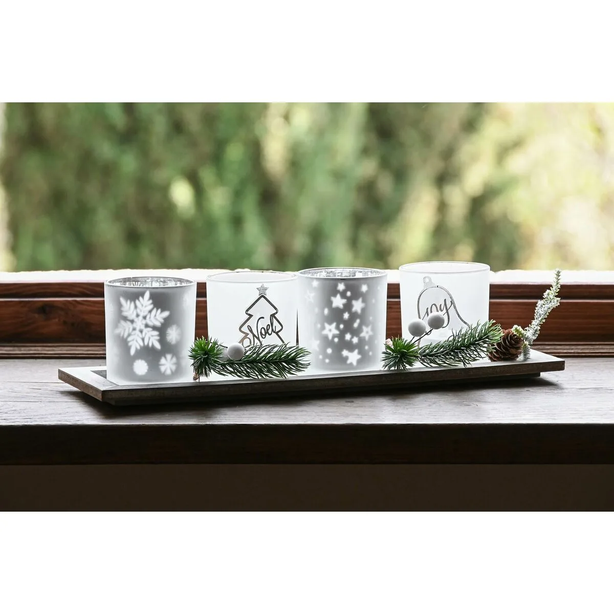 Bougeoirs de noel home esprit blanc rouge 40 x 9 x 13 5 cm 5 pieces 2 unites s305890854. Diaytar Mode : Où l'élégance rencontre l'originalité pour un style unique.