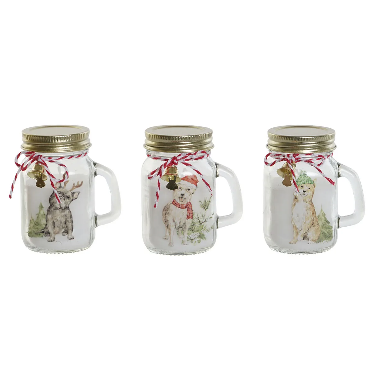 Bougie dkd home decor blanc dore noel 8 x 5 x 9 cm 3 unites s305249318. Votre boutique de confiance Diaytar vous accompagne dans tous vos projets.