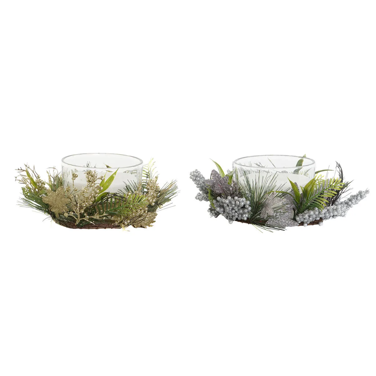 Bougie dkd home decor dore argente noel 21 5 x 21 5 x 8 5 cm 2 unites s305194270. Plongez dans l'univers Diaytar, votre référence pour des produits du quotidien, high-tech et déco, tous porteurs de tendances