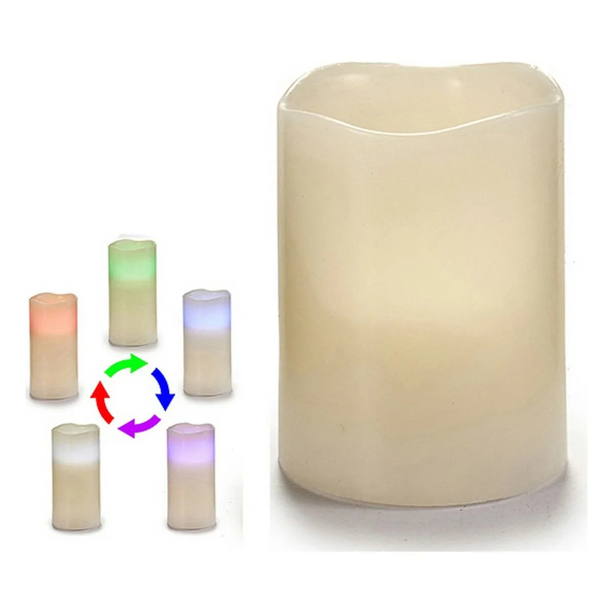 Bougie led blanc 7 5 x 10 x 7 5 cm 6 unites s362520235. Chez Diaytar, nous valorisons autant la fonction que la forme dans chaque produit que nous ajoutons à notre collection