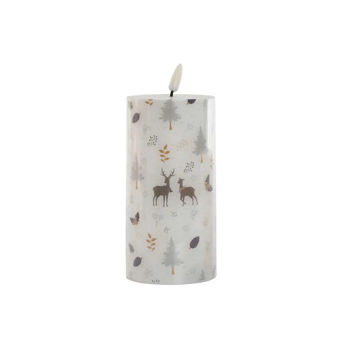 Bougie led dkd home decor blanc multicouleur 7 5 x 7 5 x 15 cm 7 5 x 7 5 x 15 cm aa s305233481. Votre style, votre personnalité, nos produits : bienvenue chez Diaytar !