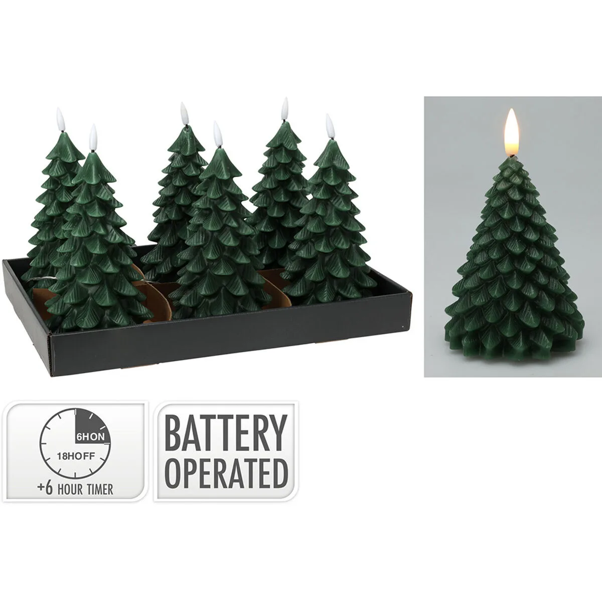 Bougie led lifetime vert fonce sapin de noel 19 cm effet flamme s792448524. Diaytar, c'est l'évidence : une plateforme simple, des produits beaux, une expérience fluide. Le trio gagnant.